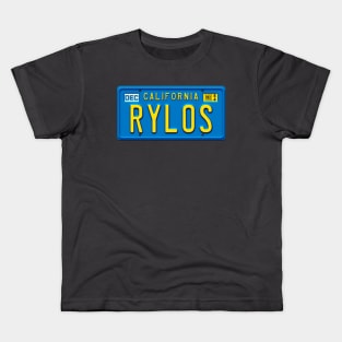 Rylos license plate Kids T-Shirt